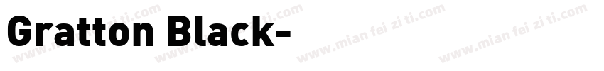 Gratton Black字体转换